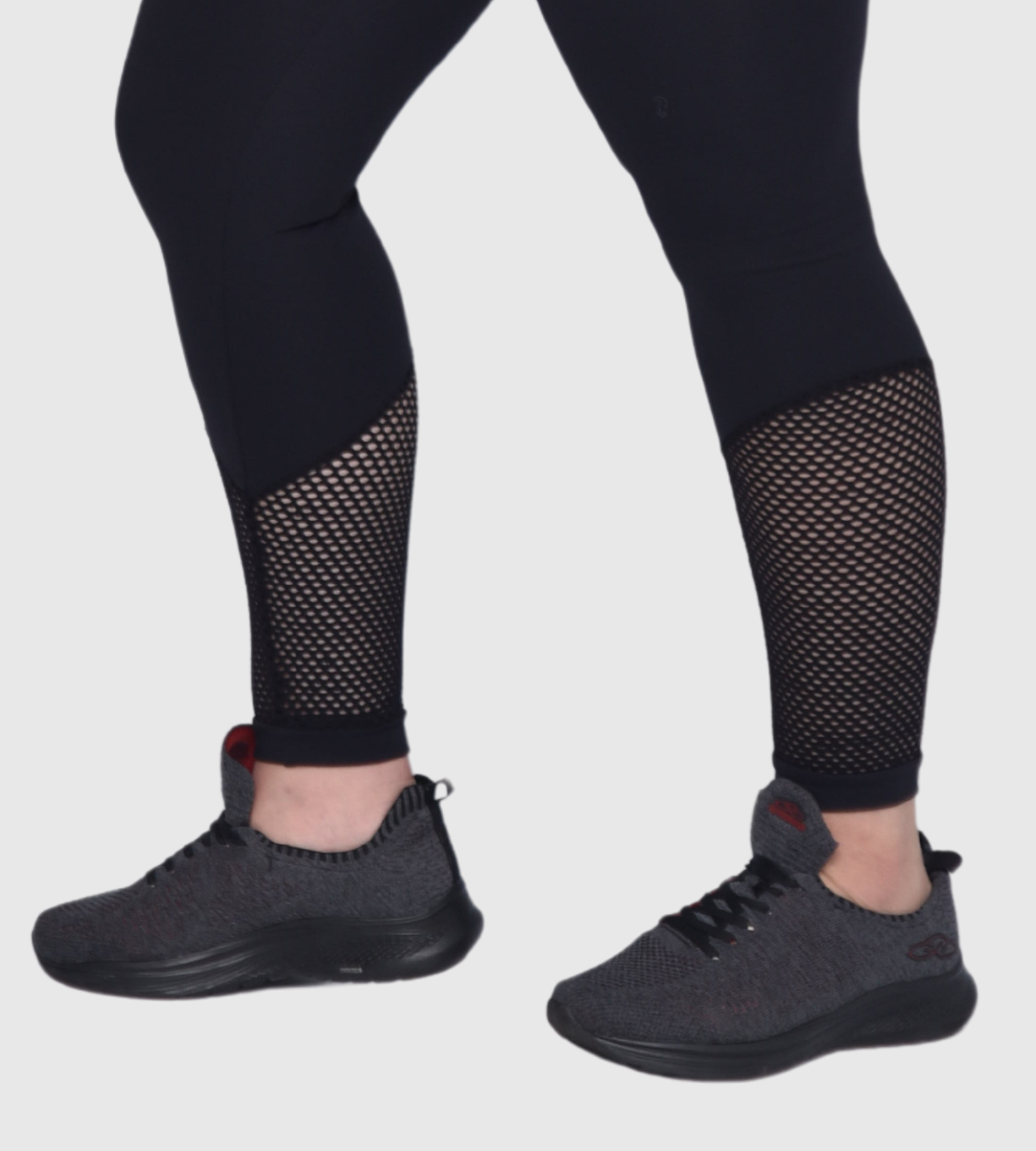 Comfortable High-Waist Plus Size Legging with Mesh