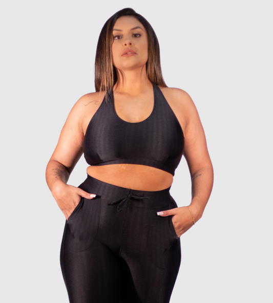 Plus Size Sport Bra with Thick Straps for Maximum Security