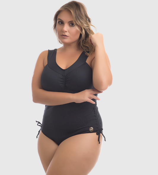 Ibiza Plus Size Black Swimsuit