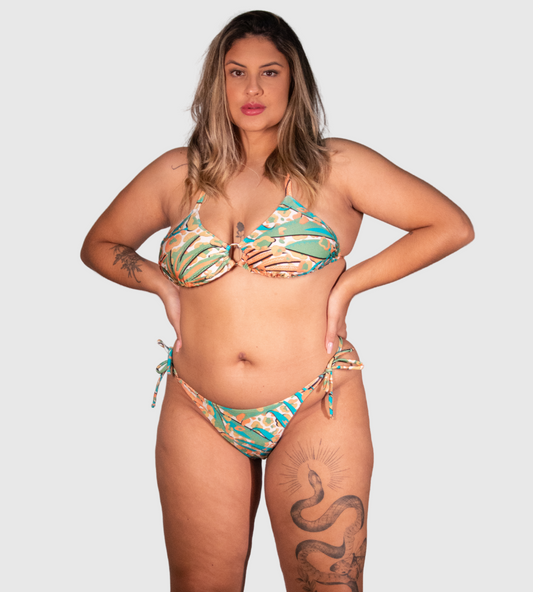 Hiva Plus Size Brazilian Curtain Bikini