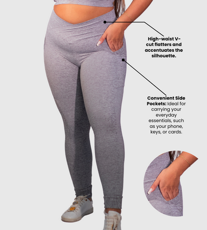 Comfortable Light Compression Plus Size Leggings