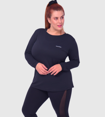 Plus Size P.E.T. Dry® Long-Sleeve Tee