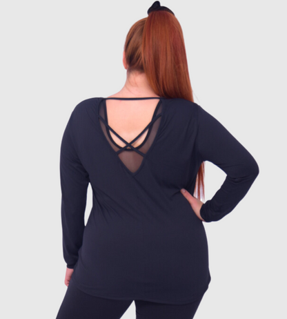 Plus Size P.E.T. Dry® Long-Sleeve Tee